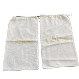 Chloe Dust Bag 2PC Rectangle Drawstring Travel Shoe Storage Cover